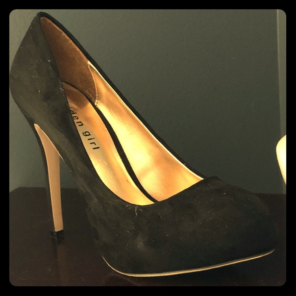 Black suede stilettos - Picture 1 of 3